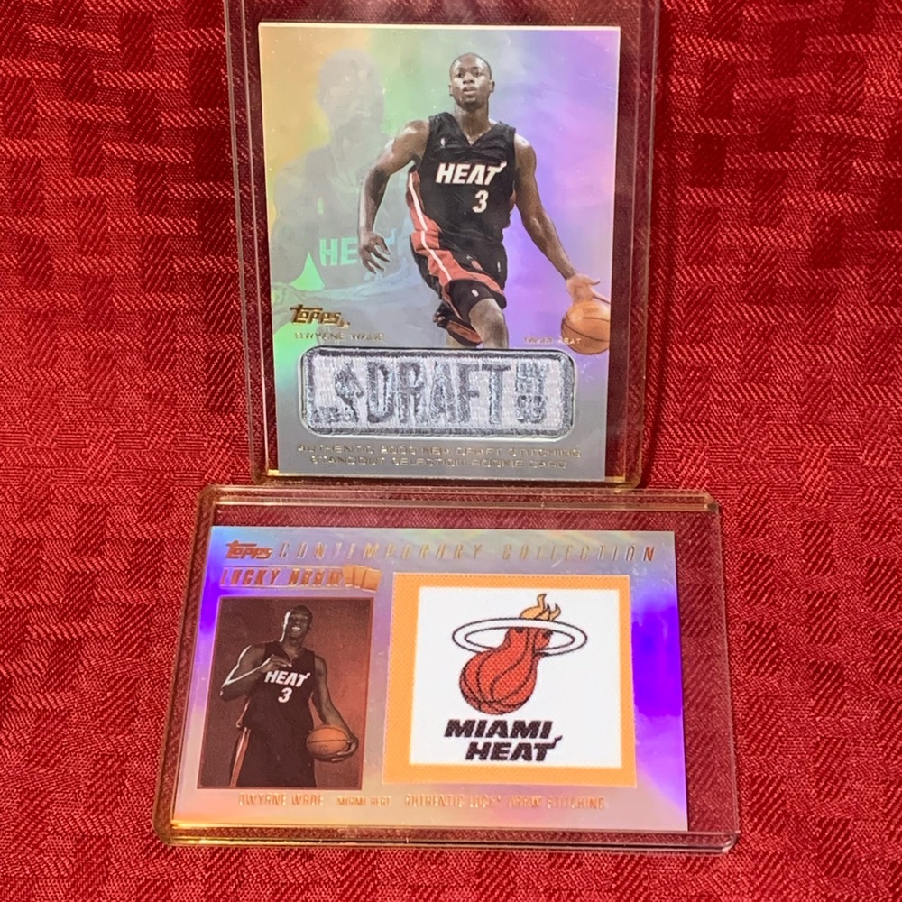 Dwayne Wade- Miami Heat 2 refractor Card lot